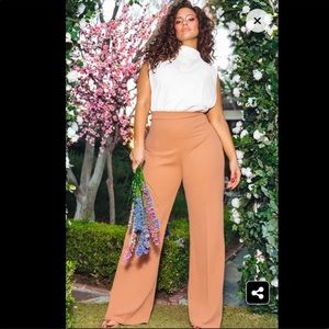 PrettyLittleThings Wide Leg Jumpsuit Size 16